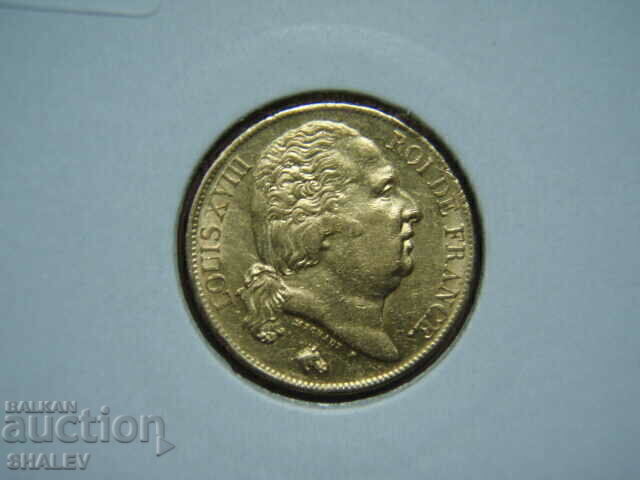 20 Francs 1820 A France - AU (Gold) - 6 20 Francs 1820 A France - AU (Gold) - 6