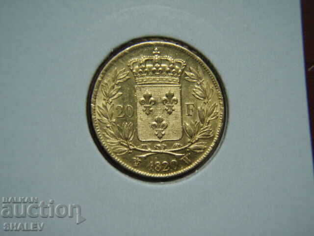 Delivery of 20 Francs 1820 W France - AU (Gold)