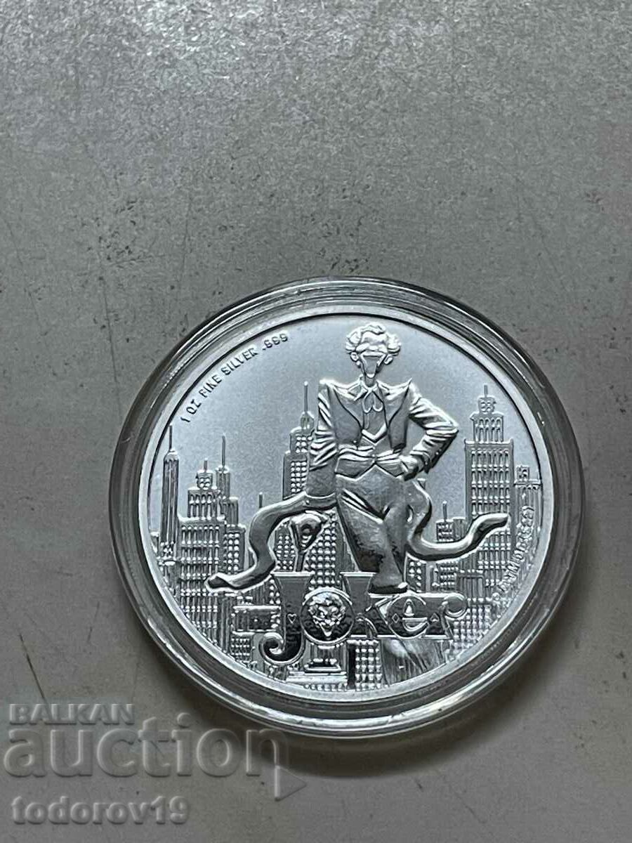 Auction Silver 1 oz The Joker - DC Comics - ref. Samoa 2024 Auction Silver 1 oz The Joker - DC Comics - ref. Samoa 2024