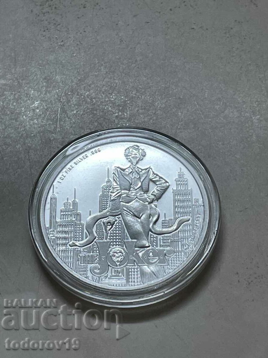 Delivery of Silver 1 oz The Joker - DC Comics - ref. Samoa 2024 Delivery of Silver 1 oz The Joker - DC Comics - ref. Samoa 2024