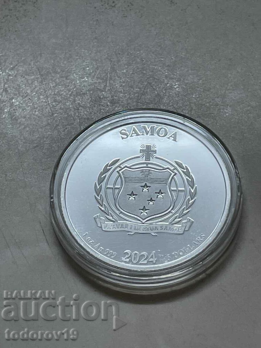 Silver 1 oz The Joker - DC Comics - ref. Samoa 2024 - 5 Silver 1 oz The Joker - DC Comics - ref. Samoa 2024 - 5