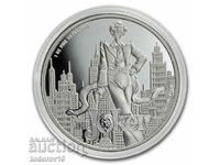 Сребро 1 oz Жокера - DC Comics - отср. Самоа 2024