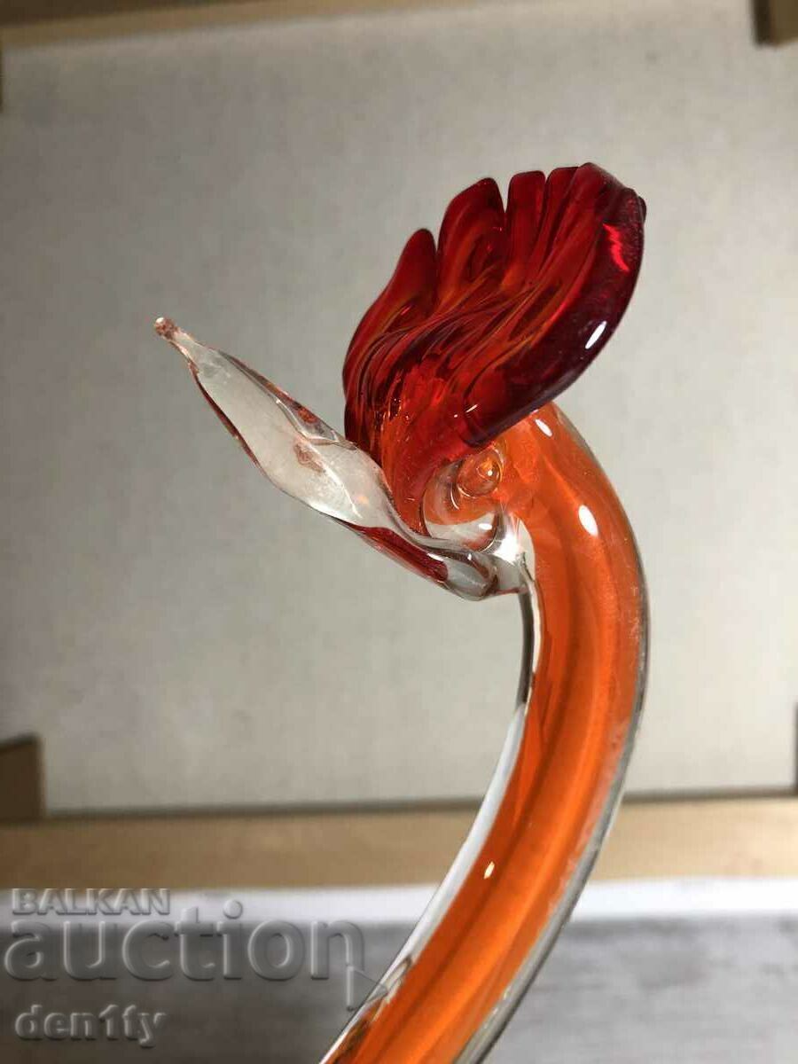 Auction large murano glass duck Auction large murano glass duck