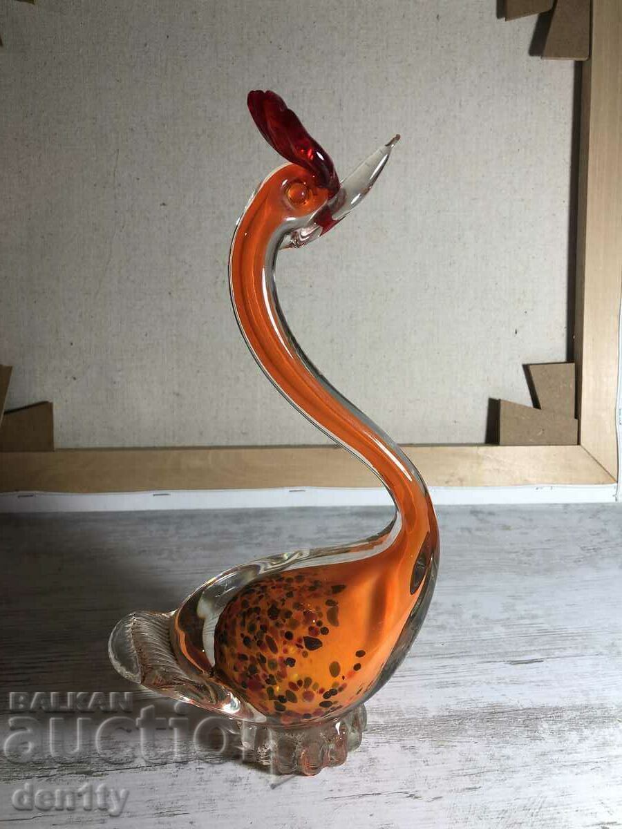 large murano glass duck - 5 large murano glass duck - 5