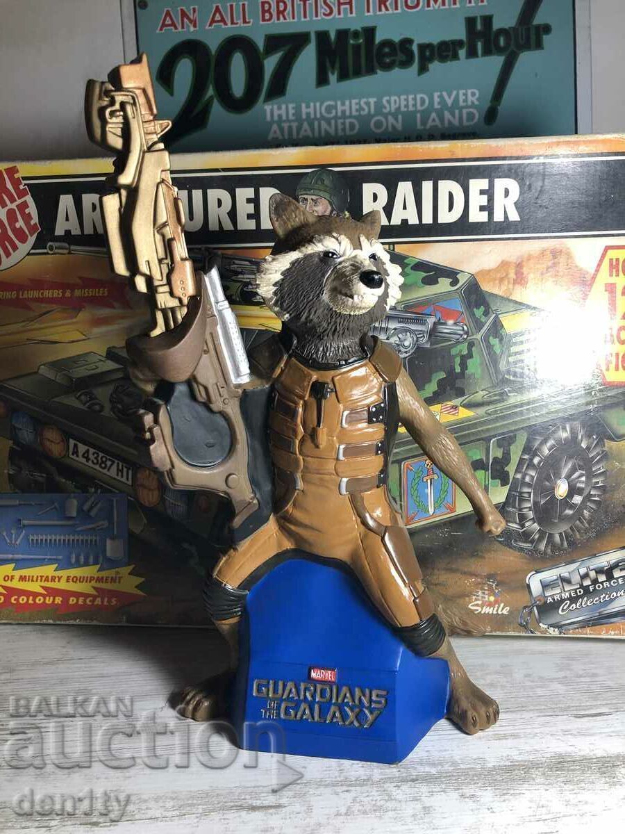 guardians of the galaxy piggy bank rocket raccoon