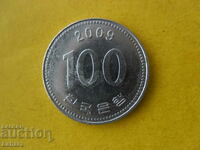 100 Won 2009 South Korea