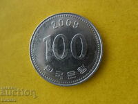 100 Won 2009 South Korea