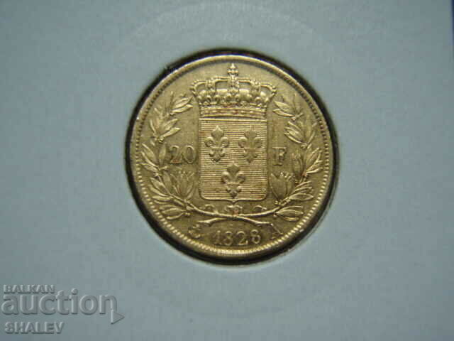 Auction  20 Francs 1828 A France (20 francs France) - AU (gold)