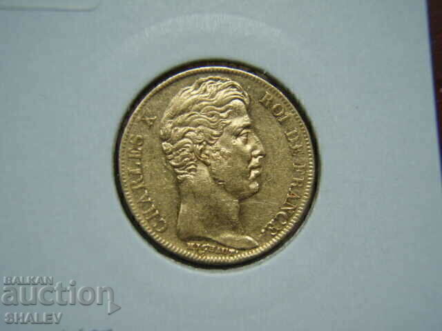 20 franci 1828 A Franța (20 franci Franța) - AU (aur) - 5
