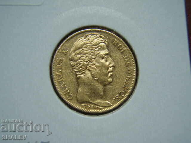 20 franci 1828 A Franța (20 franci Franța) - AU (aur) - 6