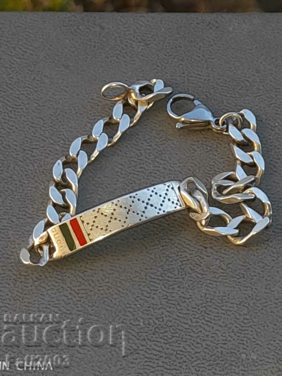 Silver bracelet Gucci silver bracelet men