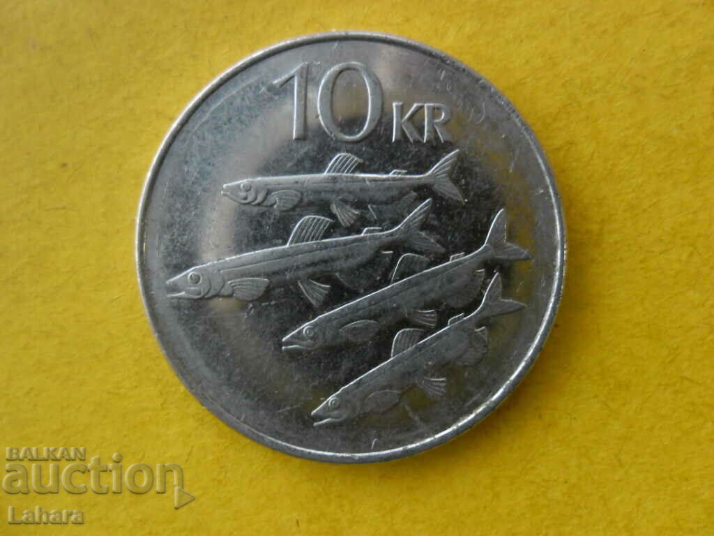 10 крони 2005 г. Исландия