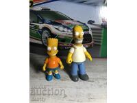 1990 Homer Bart Simpsons Vintage Figures