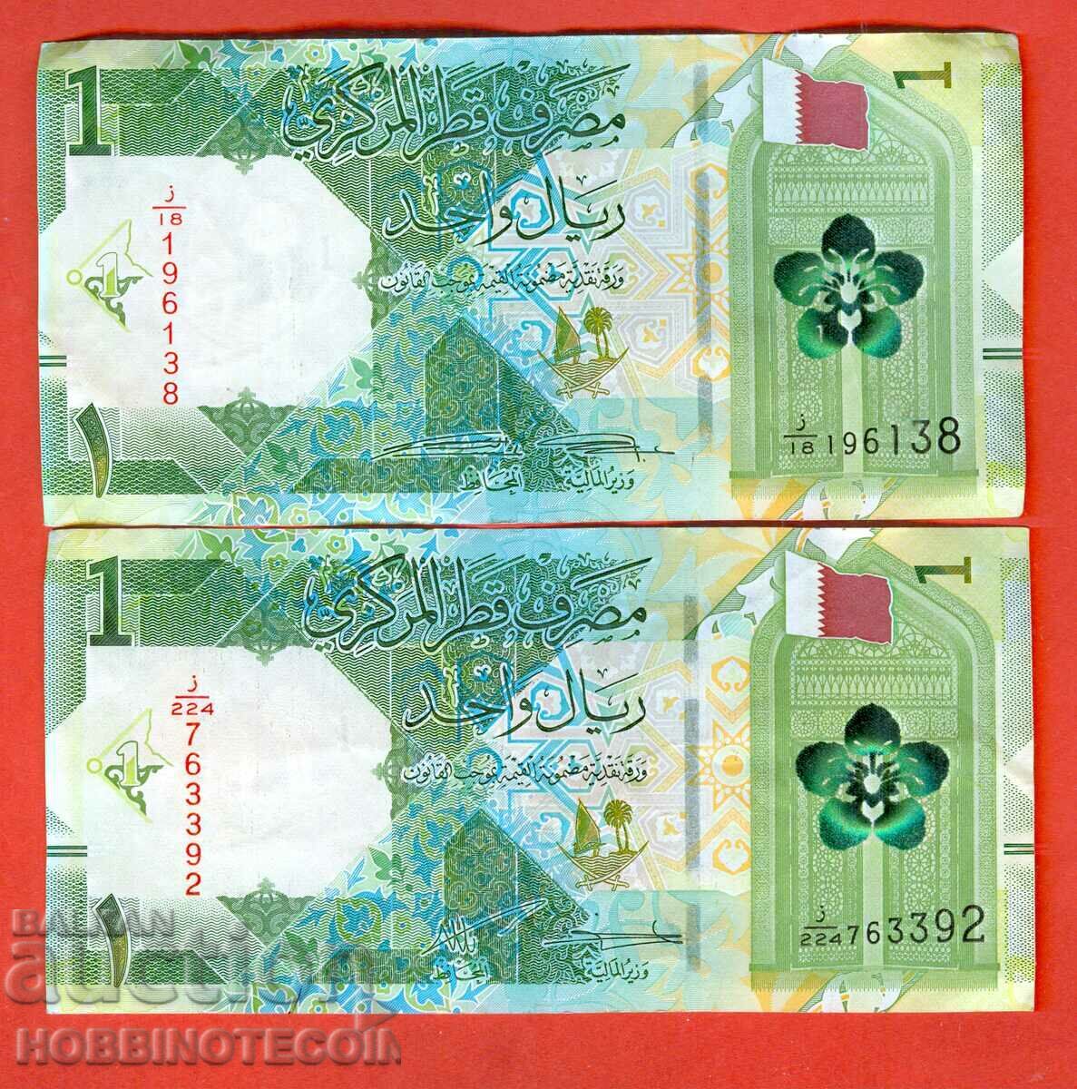 QATAR QATAR 2 x 1 Rial issue issue 2020 - 2022 QATAR QATAR 2 x 1 Rial issue issue 2020 - 2022