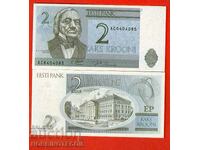 ESTONIA ESTONIA 2 Krone issue 1992 issue NEW UNC