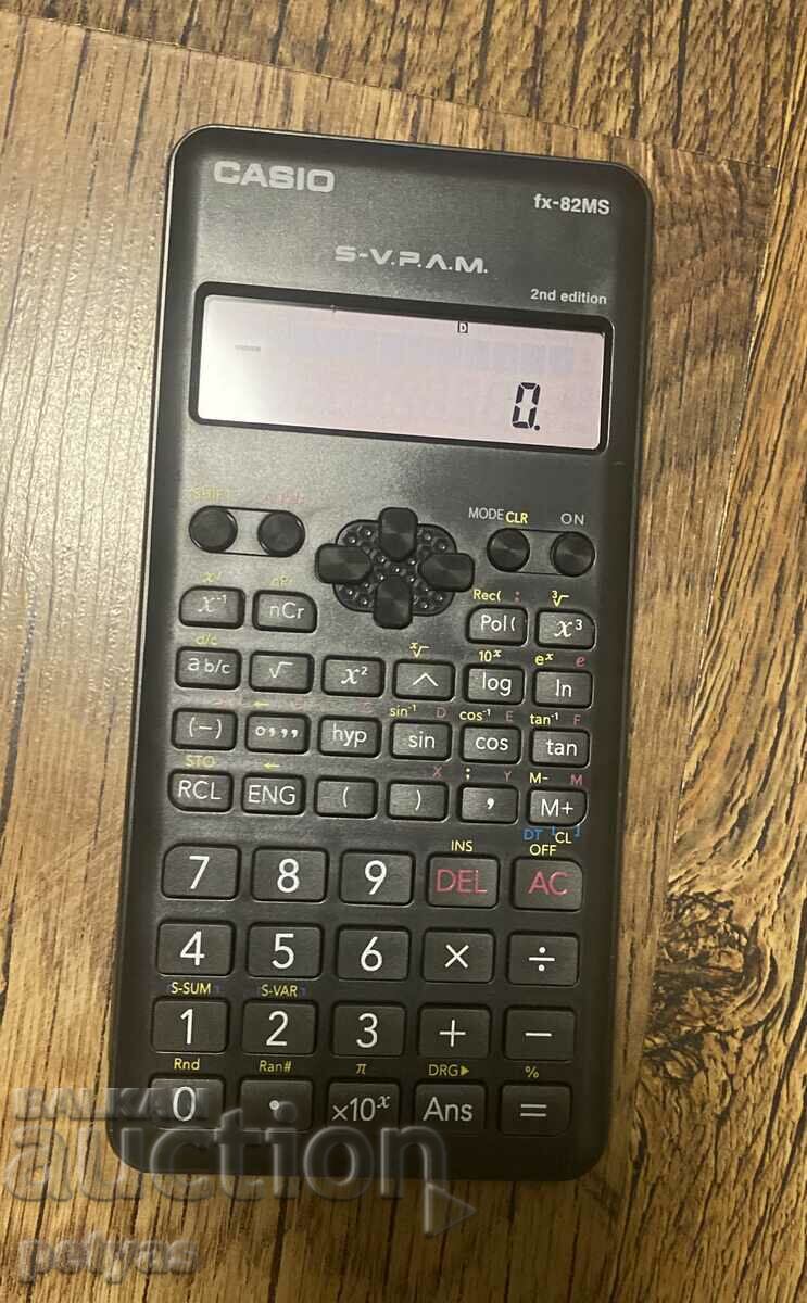 Auction Mathematical calculator CASIO FX-82 MS second edition Auction Mathematical calculator CASIO FX-82 MS second edition