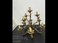 Candelabru italian din bronz din anii 1950 #6199