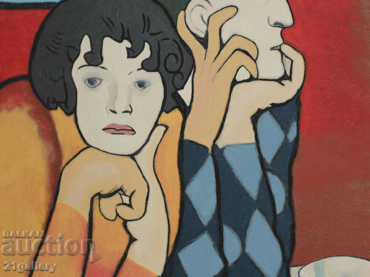 Pablo Picasso - oil painting reproduction "Two Acrobats" - 5 Pablo Picasso - oil painting reproduction "Two Acrobats" - 5