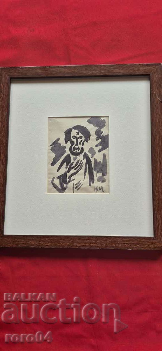 Auction NAUM HADJIMLADENOV (1894-1985) PORTRAIT Auction NAUM HADJIMLADENOV (1894-1985) PORTRAIT