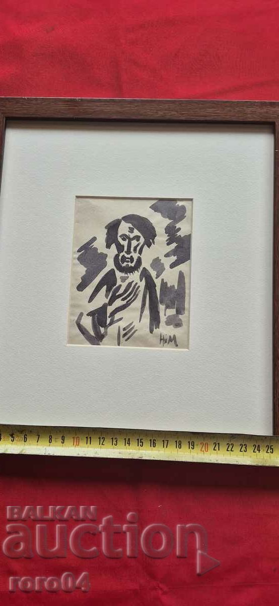 NAUM HADJIMLADENOV (1894-1985) PORTRAIT - 5 NAUM HADJIMLADENOV (1894-1985) PORTRAIT - 5