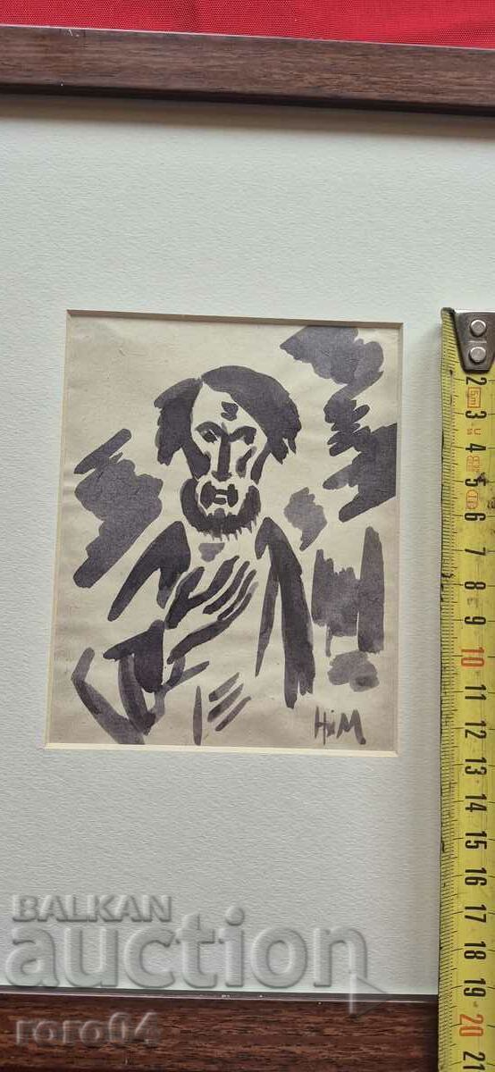 NAUM HADJIMLADENOV (1894-1985) PORTRAIT - 6