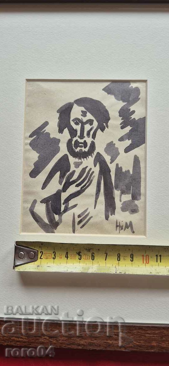 NAUM HADJIMLADENOV (1894-1985) PORTRAIT - 7 NAUM HADJIMLADENOV (1894-1985) PORTRAIT - 7