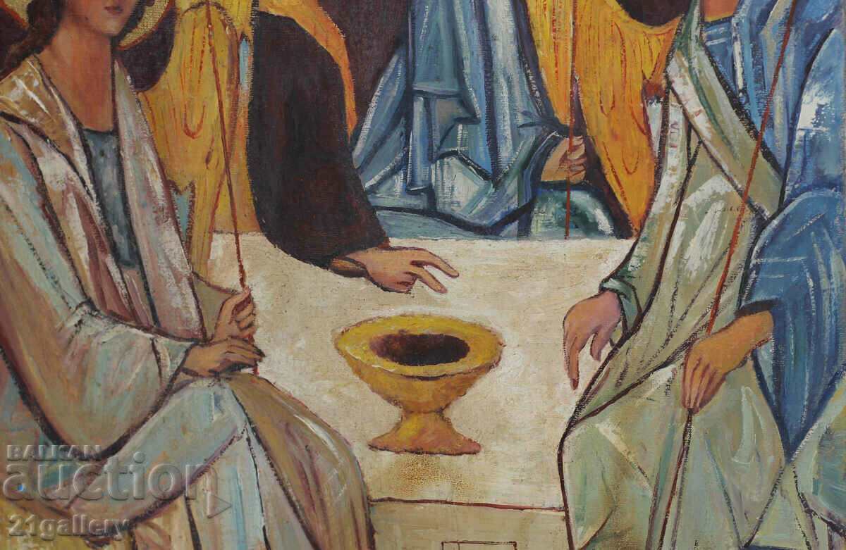 Маслена картина религиозна тематика Света Троица - 7 Маслена картина религиозна тематика Света Троица - 7