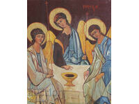 Oil painting religious theme Holy Trinity