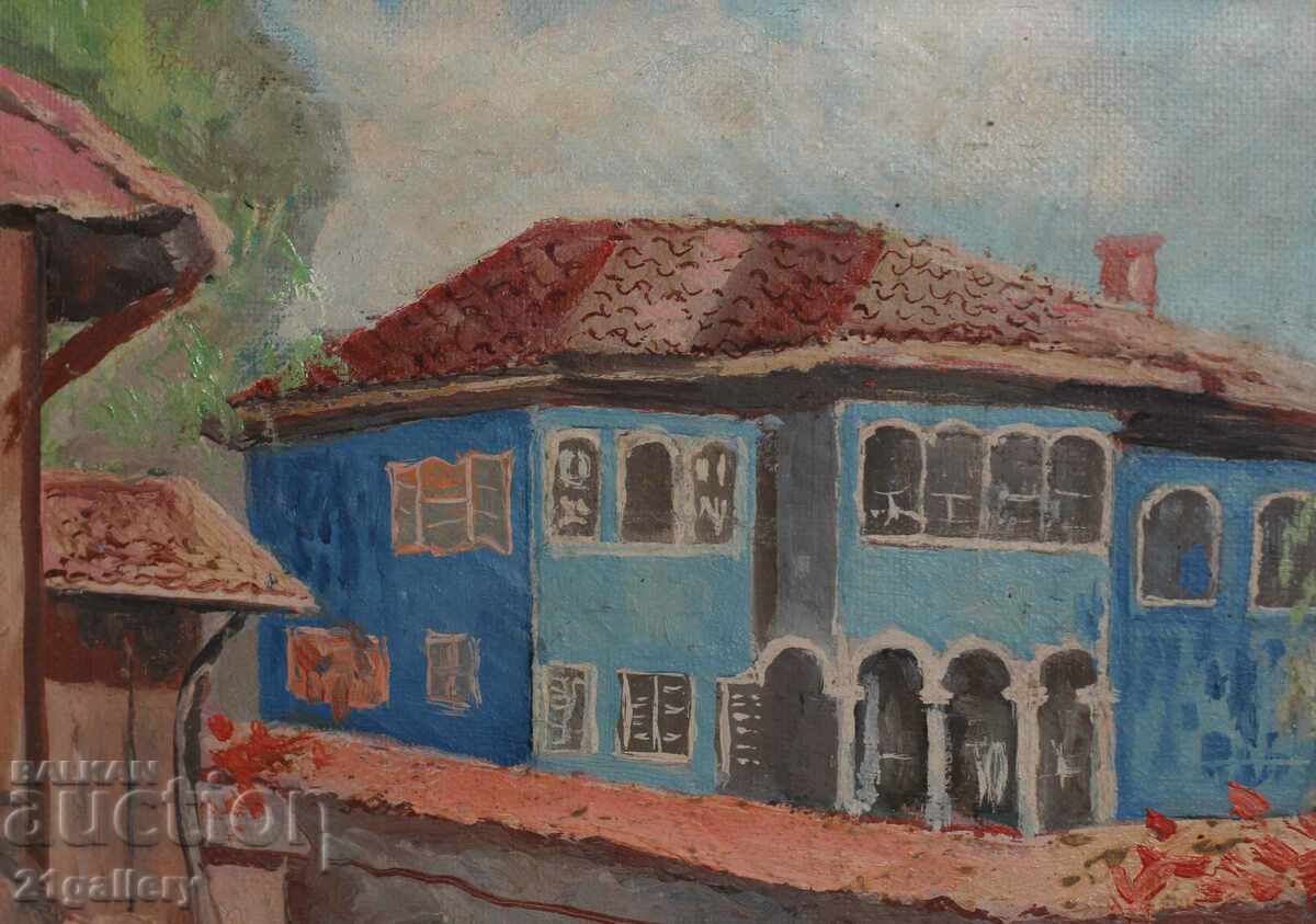 Auction Lyuben Petrov Hristov - Red/oil paints, signed Auction Lyuben Petrov Hristov - Red/oil paints, signed