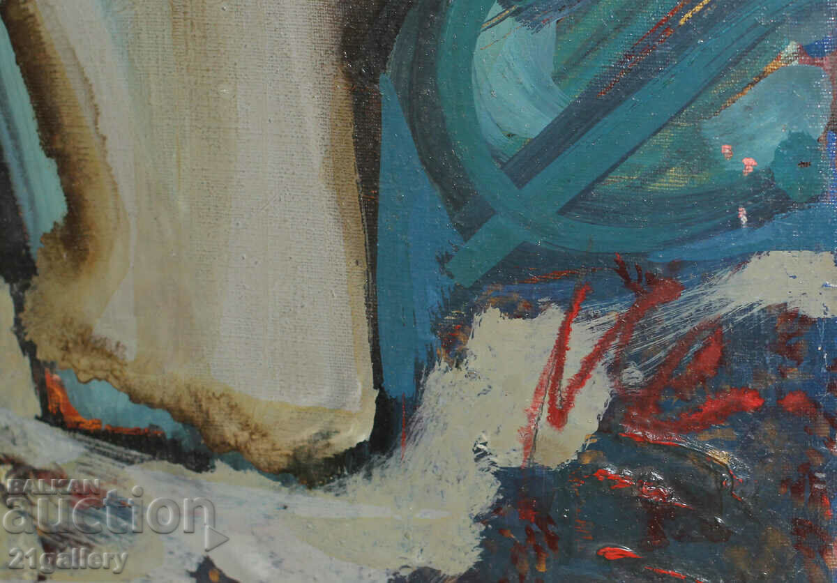 Mariana Ezhbekova, abstract composition oil paints - 6 Mariana Ezhbekova, abstract composition oil paints - 6