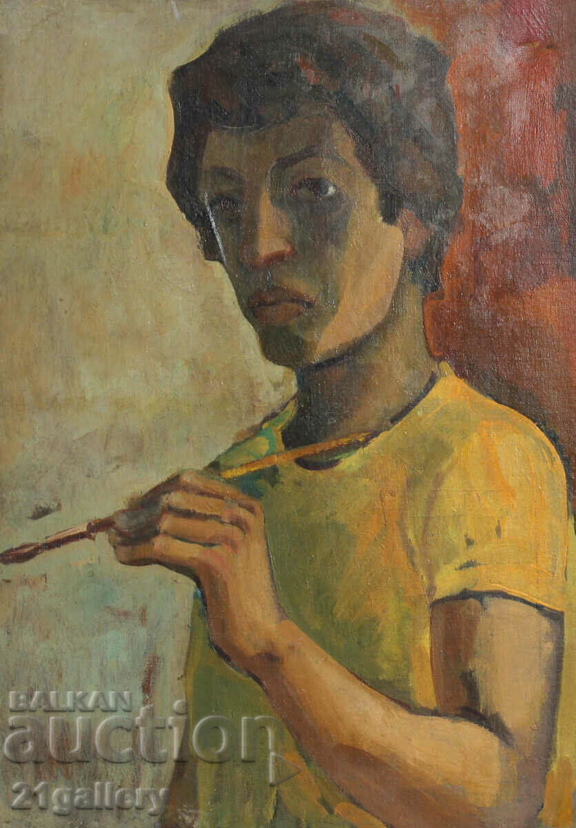 Oil painting portrait unsigned with price 500.00 BGN | € 255.65 Oil painting portrait unsigned with price 500.00 BGN | € 255.65