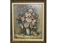Zlatina Chifudova - Dertlieva, oil paints still life with roses