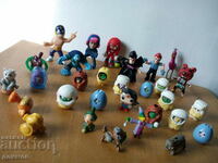 30 pieces of toys from Kinder Surprise and others