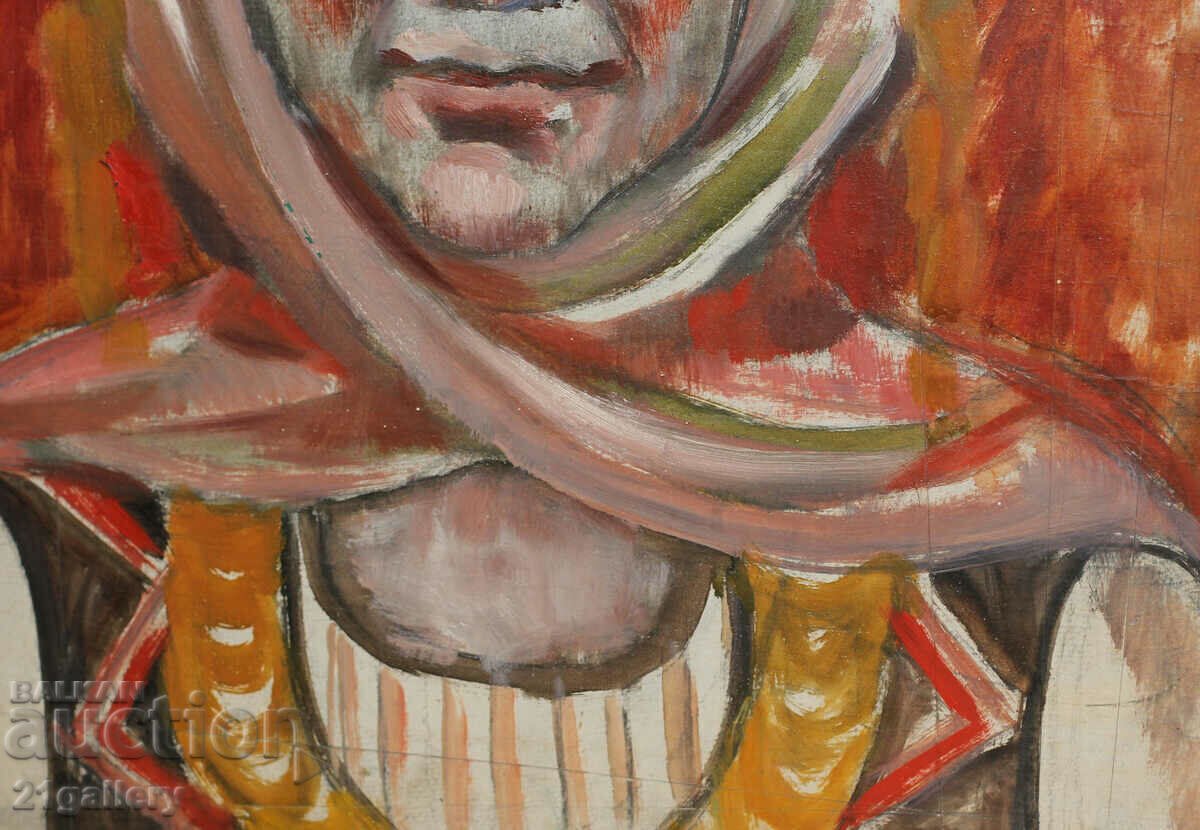 Oil painting portrait woman in costume - 7 Oil painting portrait woman in costume - 7