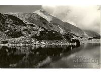 Old postcard - Pirin, Ribnoto Lake and Vihren peak