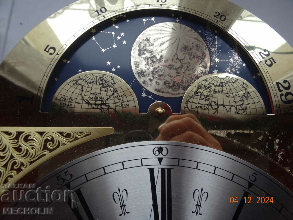 NEW DIAL FOR HERMLE PARQUET CLOCK GERMANY - 5 NEW DIAL FOR HERMLE PARQUET CLOCK GERMANY - 5