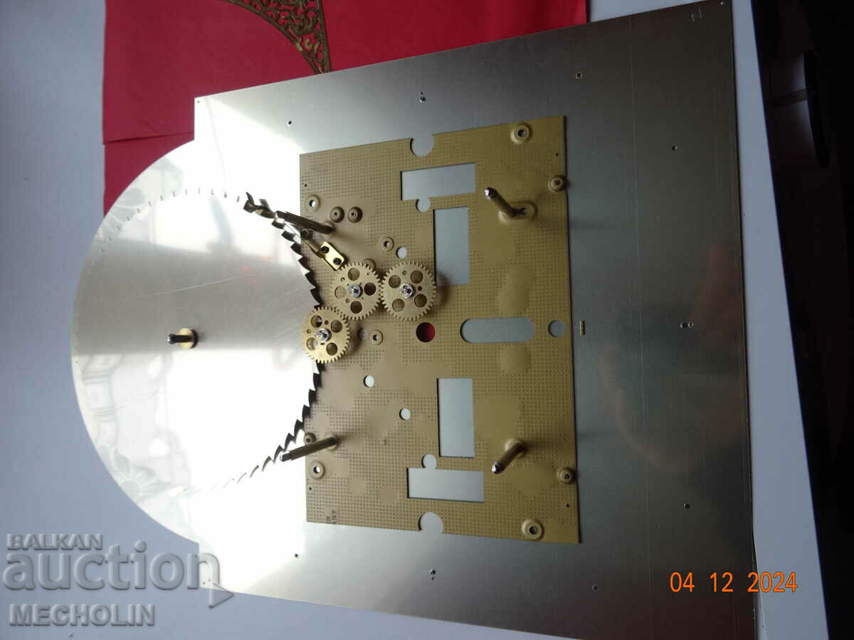 NEW DIAL FOR HERMLE PARQUET CLOCK GERMANY - 7 NEW DIAL FOR HERMLE PARQUET CLOCK GERMANY - 7