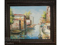 Oil painting landscape from Venice unsigned