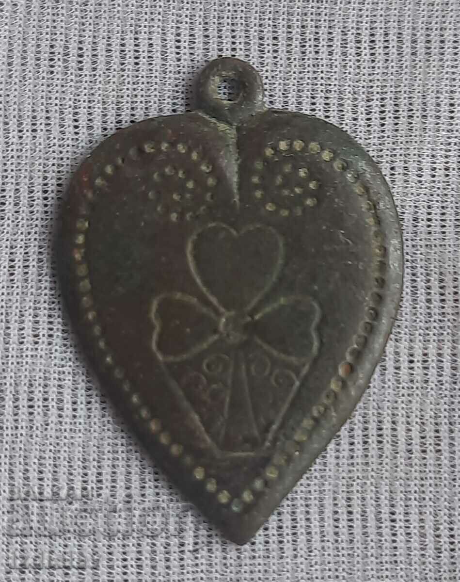 Аукцион Много стара бронзова висулка, медальон Аукцион Много стара бронзова висулка, медальон