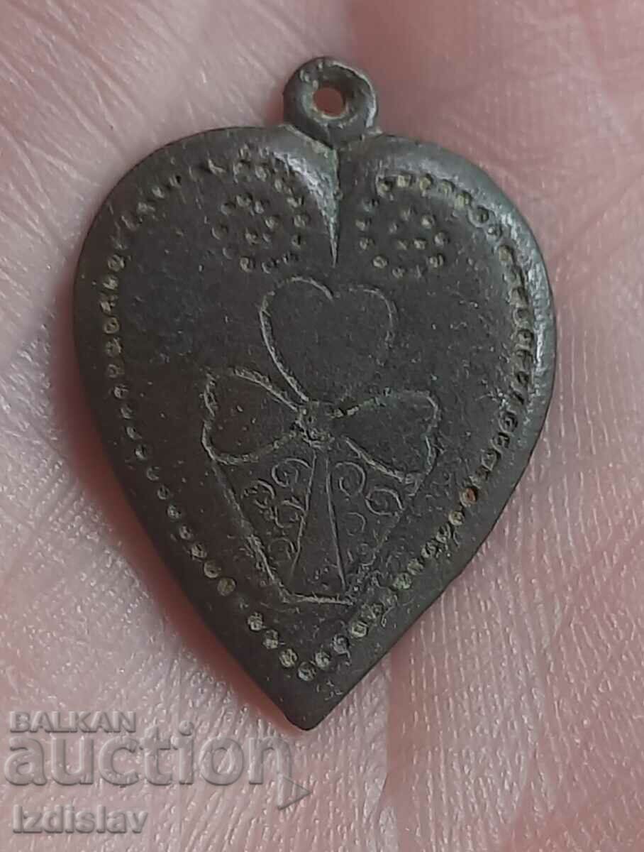 Πολύ παλιό μπρούτζινο μενταγιόν, μενταγιόν Πολύ παλιό μπρούτζινο μενταγιόν, μενταγιόν