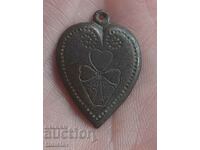 Pandantiv din bronz foarte vechi, medalion