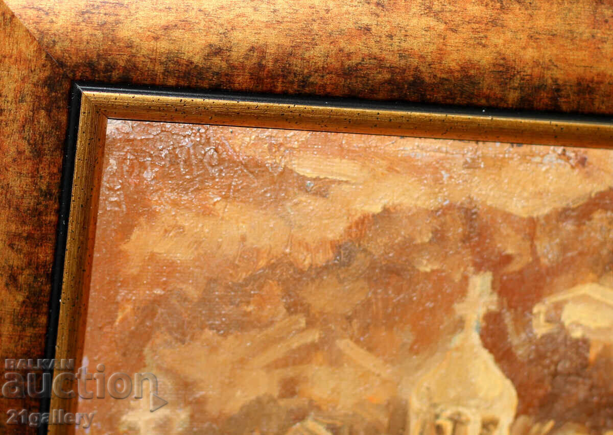 Ivan Hristov (1900 - 1987) oil paints, landscape from Lovech - 5 Ivan Hristov (1900 - 1987) oil paints, landscape from Lovech - 5