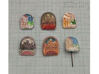 RIL MONASTERY BADGES LOT 6 PIECES