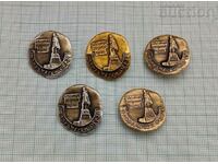 FĂ CUNOAȘTE-ȚI ȚARA BATĂ PLOVDIV ALYOSHA BADGE LOT 5 NUMERE