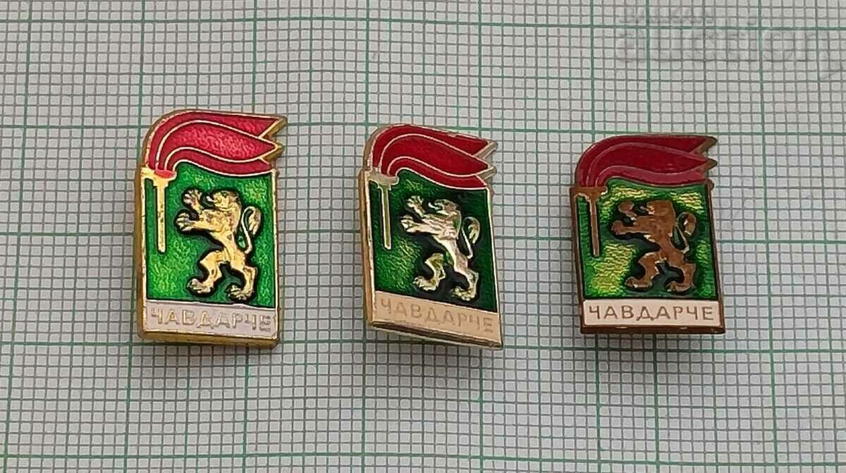 CHAVDARCHE LOGO BADGE LOT 3 BUC