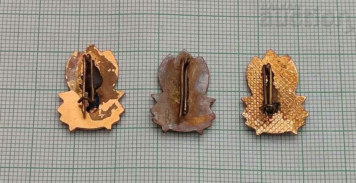DPO "SEPTEMVRIYCHE" PIONEERS LOGO BADGE ENAMEL LOT 3 PCS with price 5.00 BGN | € 2.56