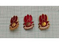 DPO "SEPTEMVRICHE" PIONEERS LOGO ENAMEL LOT 3 PCS