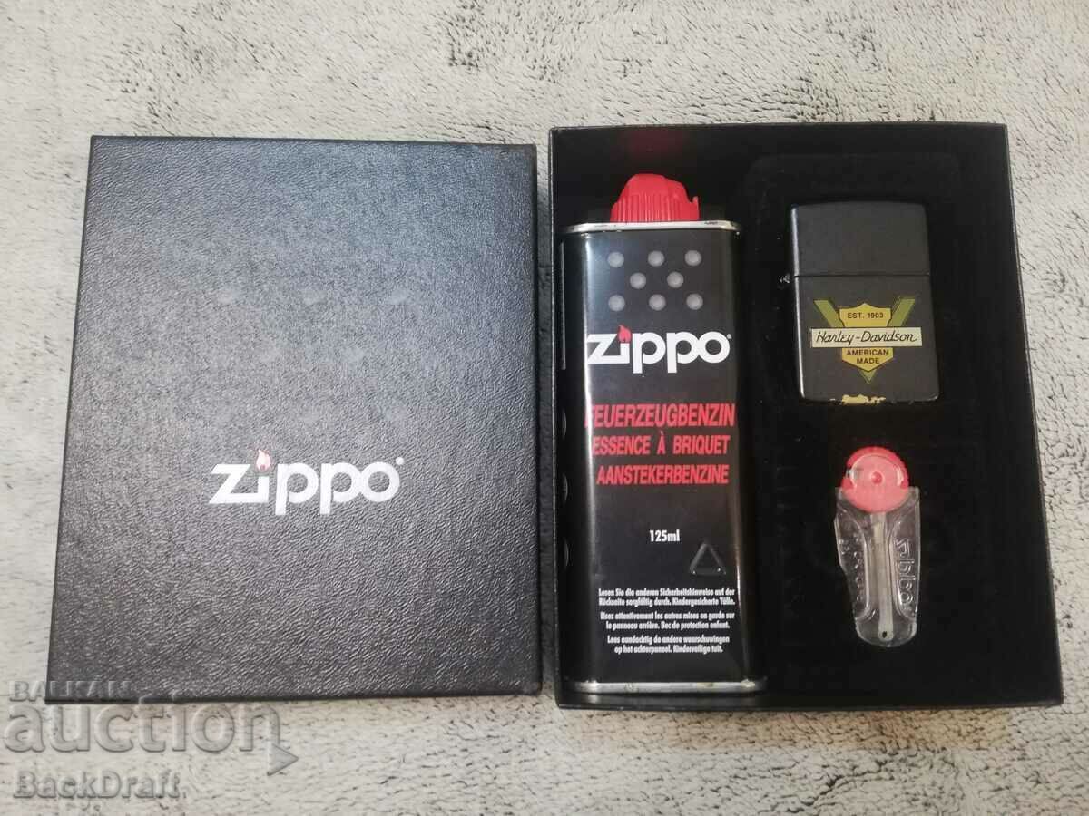 Brichetă pe benzină Zippo originală, Zippo Harley Davidson