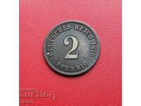 Germania-2 pfennig 1876 A-Berlin