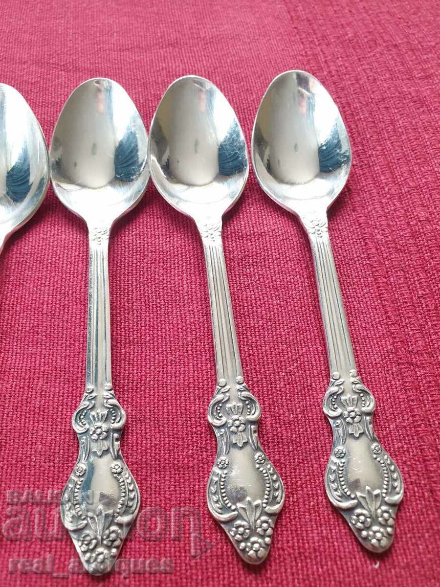 Auction Silver plated spoons Auction Silver plated spoons